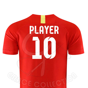 ชุดเสื้อฟุตบอลสำหรับ100% ชุดเครื่องแบบผ้าโพลีเอสเตอร์ผลิตแบบมืออาชีพติดป้ายยี่ห้อส่วนตัว - Product Image 6