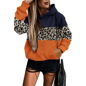 เสื้อฮู้ดแฟชั่นลายปะติดสุดฮิต สไตล์วินเทจลำลอง ทรงโอเวอร์ไซส์ สำหรับฤดูใบไม้ร่วงและฤดูหนาว เสื้อสเวตเตอร์ผู้หญิง - Product Image 5