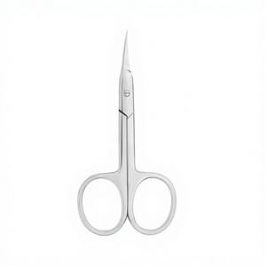 Tijeras Profesionales para Cutículas con Punta de Flecha, Afiladas a Mano, Modelo CLASSIC, Hojas Curvas Afiladas Manualmente, para Diestros, Garantía de Durabilidad - Product Image 1