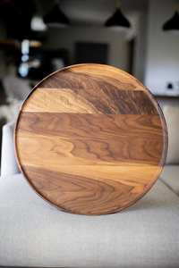 Vaisselle décorative rectangulaire en bois massif véritable naturel, plateau de service à fruits, plateau de service à café, plateau de service à café - Product Image 6