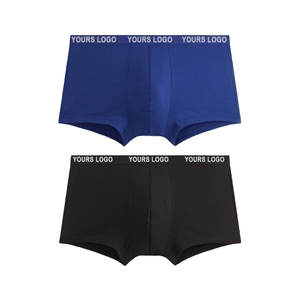 Calzoncillos bóxer de secado rápido para hombre de diseño OEM, ropa interior con pretina personalizada de alta calidad, 95% algodón, 5% licra, transpirable, diseñador para hombre - Product Image 1