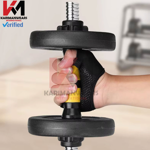 ถุงมือฟิตเนสระดับพรีเมียม ป้องกันการลื่น สายรัดยกน้ำหนัก แผ่นรองยกน้ำหนัก สำหรับเดดลิฟท์ ครอสฟิต ออกกำลังกายในยิม ปกป้องฝ่ามือ - Product Image 4