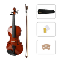 Starway Vente en gros V082 Mat Retro Basswood 1/4 2/4 3/4 4/4 Violon Instrument de musique professionnel avec étui pour la performance