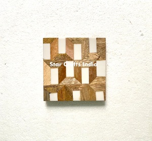 Dessous de verre personnalisés en résine et bois pour la décoration de la maison Dessous de verre ronds en résine époxy pour hôtel Sous-verres en bois d'acacia - Product Image 3