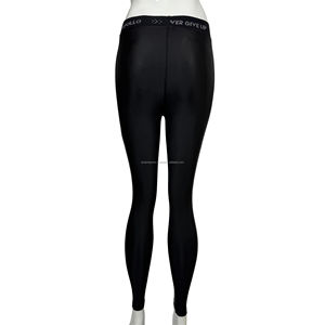 Precio al por mayor de cintura alta de secado rápido Jogger pantalones gimnasio Fitness Yoga entrenamiento señoras Fitness Wear cintura elástica Yoga Leggings - Product Image 2
