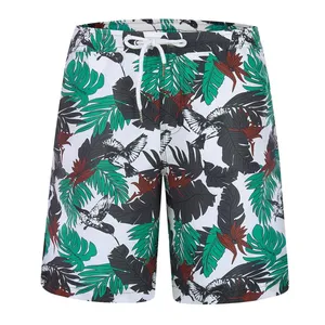 Short de plage avec impression de logo personnalisée séchage rapide respirant hommes planche à voile short de bain pour hommes avec compression vente en gros