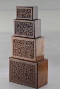 โกศสำหรับขี้เถ้าของมนุษย์ต้นไม้แห่งชีวิตผู้ใหญ่ชายหญิงโกศตกแต่งไม้ - Product Image 6