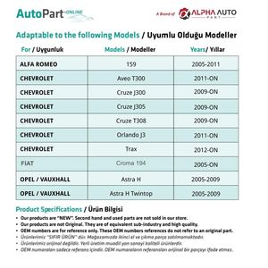 Connecteur de tuyau d'eau de thermostat 5 PACK pour Chevrolet Orlando J3,Trax - Product Image 3