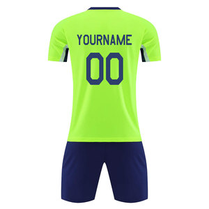 Conjunto de ropa de fútbol para hombre personalizado con nuevo diseño de camiseta de fútbol al por mayor sublimación logotipo del equipo uniformes personalizables - Product Image 3