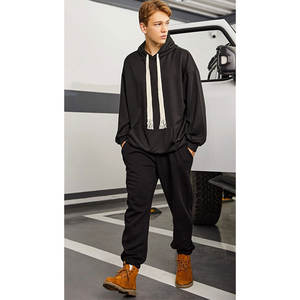 Chándal de dos piezas personalizado de alta calidad para hombre, Jersey informal con capucha, pantalones de chándal, último diseño, ropa de calle, conjuntos para correr - Product Image 1