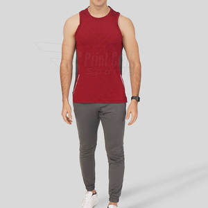 Camiseta sin Mangas para Hombre, Fabricación en Pakistán, Venta Caliente, Impresión Personalizada, Calidad Superior - Product Image 5