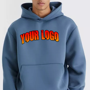 Pull surdimensionné pour hommes String Street wear Polaire épaisse de luxe Unisex Blank Plain Hoodies Sweatshirts personnalisés - Product Image 2