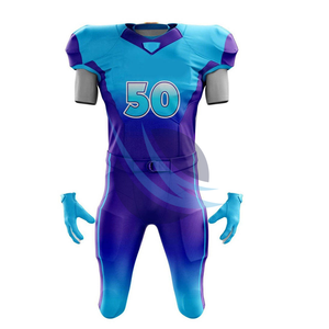 เสื้อเจอร์ซีย์อเมริกันฟุตบอลสำหรับผู้ใหญ่เสื้อกีฬาทีมกีฬาระบายอากาศมีแขนสั้น - Product Image 2