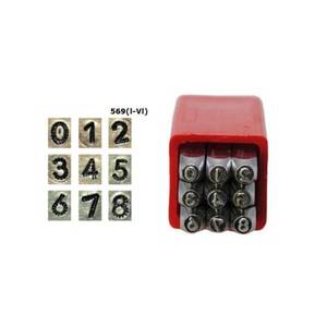 High Quality Dotted Punch Set Figure 9 Pcs Size 5/16 inch 8.0MM Stamping Tool use <b>for</b> jewelry making tool whole <b>sale</b> - Product Image 1