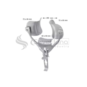 Retractor Abdominal Ricard de Alta Calidad Reutilizable, Retractor Médico de Acero Inoxidable para Uso Quirúrgico, Aprobado CE por Sevetlana - Product Image 5