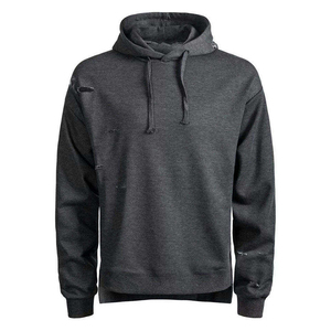 Vente en gros de pulls pour hommes déchirés pulls unis vierges en détresse, survêtement 100% coton, éponge française, jogging, fitness, tenue décontractée - Product Image 4