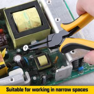 Professional 5 Inch Carbon Steel Flat Nose Pliers Smooth Jaw <b>Jewelry</b> <b>Beading</b> Pliers Thin <b>Jewelry</b> <b>Making</b> Handcraft DIY Tools - Product Image 4