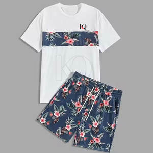 Conjunto de Camiseta y Pantalones Cortos Casuales de Verano para Hombre, 100% Algodón, Secado Rápido, Tela Ligera y Suave, Ajuste Cómodo, para Aventuras al Aire Libre y el Hogar - Product Image 2