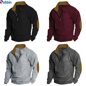 Sudadera Casual Holgada de Moda para Hombre, Nueva Tendencia, Venta Caliente, Moda de Primavera, Cierre de Cremallera de un Cuarto, Tendencia de Moda, Talla Grande para Hombre - Product Image 3