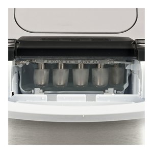 เครื่องทำน้ำแข็งสแตนเลสสตีลและสีดำ ARTIKO G20139 ผลิตน้ำแข็งได้ 0.5 กิโลกรัมต่อชั่วโมง เครื่องใช้ไฟฟ้าในครัว - Product Image 6
