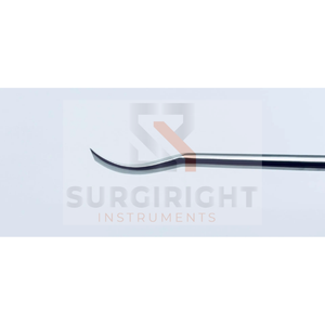 Ciseau d'extraction de CUP 7 mm courbé, manche blanc 80, avec plaque de frappe, garantie 1 an, par Surgiright Instruments - Product Image 2