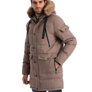 Veste parka pour homme, coupe ajustée, fabrication professionnelle, vêtements décontractés, mode, épaisse, veste parka pour homme d'extérieur avec personnalisation - Product Image 3