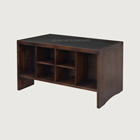 Escritorio MAH de Estilo Antiguo y Moderno de Lujo, Hecho a Mano, Personalizado, Convertible, Ajustable en Altura, con Cajón de Madera Sólida