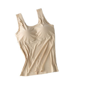 Nouveauté : Débardeur sans manches personnalisé pour femme, motif uni, sport, fitness, service OEM ODM, hauts courts - Product Image 1