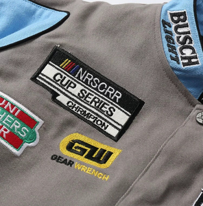 Venta al por Mayor OEM/ODM % Algodón Personalizado Bordado Motociclismo F1 Carreras Premium Calidad Vintage Varsity Nascar Verano Invierno - Product Image 3