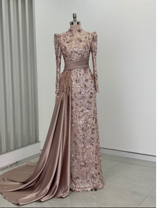 เลื่อมลูกไม้ลูกปัดไข่มุกสำหรับสุภาพสตรีหรูหราสไตล์ยุโรปชุดลูกกลมชุดแต่งงานเจ้าสาวผ้า Tulle ใหม่ด้วย - Product Image 4