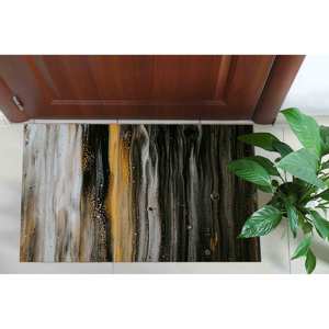 Alfombra estampada brillante - Moderna, personalizada, fácil de limpiar, con pelo suave. - Product Image 5