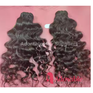 Extensions de cheveux indiens bruts vierges 100% pour jeunes filles 1 pièce cuticule alignée vague droite sans enchevêtrement salon de cheveux bouclés birmans - Product Image 4