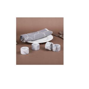 Modern Marble Napkin Ring Holder <b>Round</b> Shape Handmade Napkin Ring <b>for</b> <b>Table</b> Settings Dinner Parties with <b>Sale</b> - Product Image 1