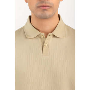 เสื้อโปโลทรงเข้ารูป ผ้าถักกันยับ สำหรับกอล์ฟ ลายปักเรียบหรู - Product Image 2