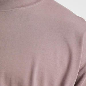 Camiseta Larga a Cuadros Extra Grande para Hombre, 100% Algodón, Hombros Caídos, Color Personalizado, Logotipo Personalizado, Secado Rápido, Transpirable, Alta Calidad - Product Image 6