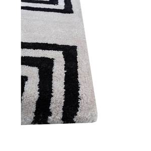 พรมขนสัตว์และวิสโคสทอมือลาย Contour Ivory สไตล์โบโฮเรขาคณิต สำหรับห้องนั่งเล่น ห้องโถง ห้องนอน-TNQ-375 - Product Image 4