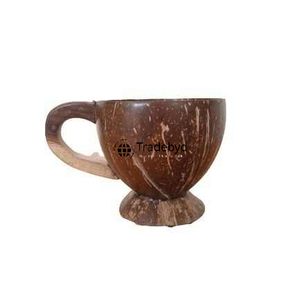 Vaso de cáscara de coco natural reutilizable respetuoso con el medio ambiente para beber directamente agua de jugo Regalos sostenibles de Tradebyd - Product Image 5