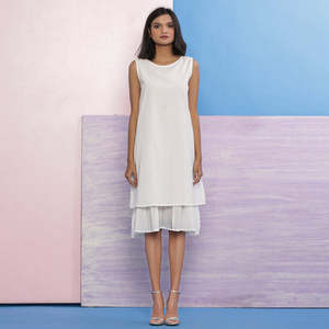 2025 nouveau Style femmes lourd perlé robe trapèze accessible luxe anti-âge minceur broderie belle haut de gamme naturel - Product Image 4