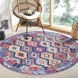 Netline Home Multi-<b>Colour</b> Traditional Flatweave Washable <b>Rug</b> - Product Image 5