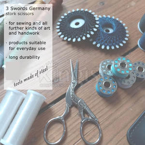 Tijeras de Bordado de Acero Inoxidable, Herramienta de Recorte Detallado para Hilos de Bordado y Trabajos de Puntada - Product Image 4