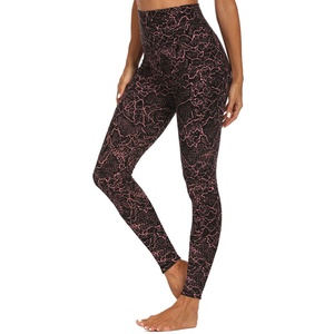 2024 ropa con logotipo personalizado ropa deportiva gimnasio para mujeres mallas de nailon pantalones de Yoga de cintura alta mallas deportivas sin costuras - Product Image 5