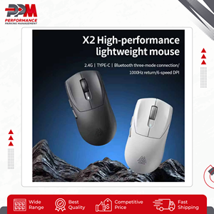 Chuột chơi game không dây ba chế độ đen trắng nhẹ, chất lượng tốt nhất dành cho người thuận tay phải, tương thích với máy tính xách tay - Product Image 3