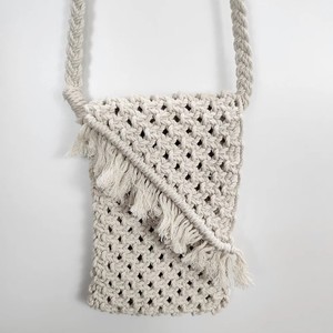 กระเป๋ามือถือมาคราเม่สวยสำหรับผู้หญิง | เทคนิคทอมือที่ใช้จาก Isar International - Product Image 5