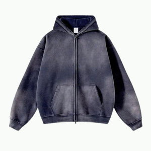 เสื้อฮู้ดสตรีทแวร์ผ้า OEM ขนาดพอดีสำหรับเสื้อผ้าแบรนด์ร้านค้าปลีกการพิมพ์แบบปักลายด้วยความร้อนชดเชยโลโก้ตามสั่ง - Product Image 3
