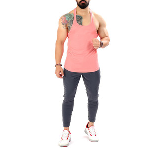 Débardeur de sport côtelé pour hommes, haut de sport, de sport, de Gym, d'entraînement, T-shirt Super épais, Singlet de Yoga d'été - Product Image 5