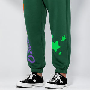 Chándal Unisex de dos piezas para gimnasio, pantalones de chándal acampanados con estampado 3D de alta calidad, Sudadera con capucha, borde cortado con dobladillo crudo, transpirable, ecológico - Product Image 5
