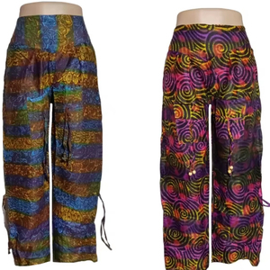 Nuevo Pantalón de algodón Tredy Boho para mujer, a la moda ropa de verano, cierre de cintura elástica, tela transpirable. Mayorista - Product Image 1