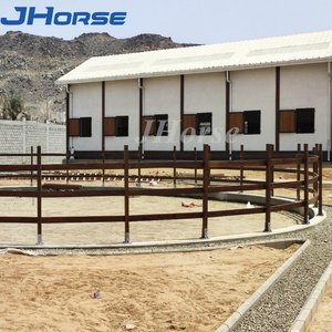 Jhorse Bên ngoài chất lượng cao giá cả phải chăng ngựa Thiết bị ổn định bền tre bằng Gỗ Kim Loại ngựa Barn Windows - Product Image 4