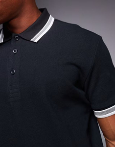 Mode personnalisée anti-rides athlétique pour polos Nouveau populaire court Running Sport Golf T-Shirts tissé brodé tricoté - Product Image 4