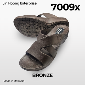 @migo Sandalias sin cordones para mujer 7009x Marrón PVC Ultraligeras con tiras cruzadas Punta abierta Ligeras y cómodas Tacón de 4 cm Hechas en Malasia - Product Image 4